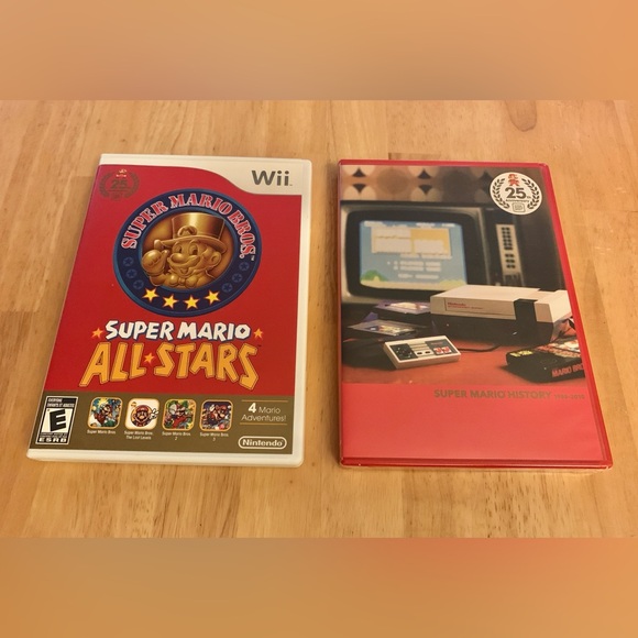 Wii Super Mario All-Stars 25th Anniversary Limited Edition (NO OUTER BOX) - Picture 1 of 16